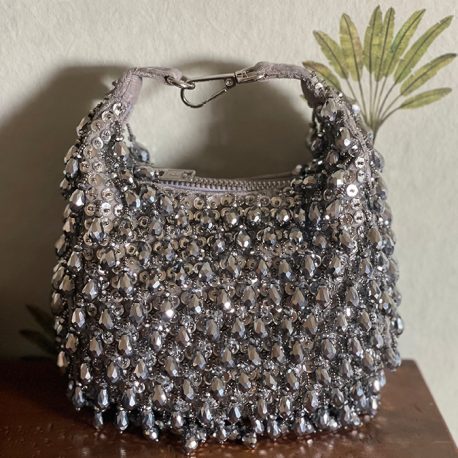 BEADED CRESCENT BAG 11