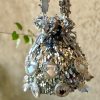 SILVER SEQUINNED MIRROR POTLI 4