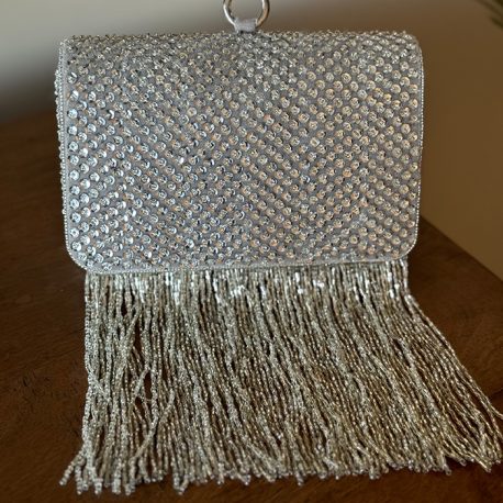 SILVER TASSEL BAG 1