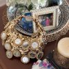 GOLD MIRROR CRESCENT MINI
