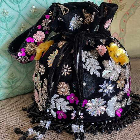 MULTI COLOR SEQUINS POTLI 1