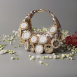 SILVER GOLD MIRROR CRESCENT MINI