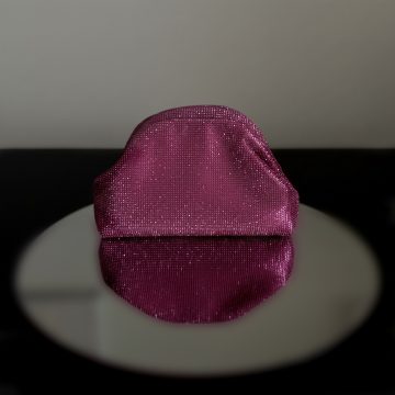 CRYSTAL BAG -HOT PINK